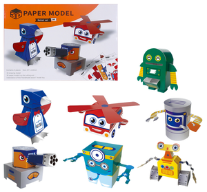 AiJH Wholesale Educational Toys <strong>Origami</strong> Paper Art <strong>Puzzle</strong> 3D Cartoon Animal Handcraft Early 3D Paper Toy Gift for Boys &amp; Girls - Product Image 2