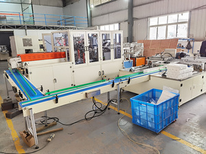 Dây chuyền sản xuất máy gấp giấy mặt hoàn toàn tự động với máy đóng gói và đóng gói mô mặt - Product Image 5