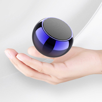 Offre Spéciale nouveau haut-parleur sans fil en métal de galvanoplastie TWS haut-parleur de type C Portable 3D support rond Mini haut-parleur Bluetooth