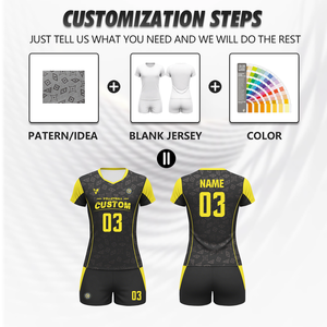 Jersey Voli Tim Wanita Desain Kustom Grosir Berkualitas Tinggi Sublimasi, Seragam Voli Latihan Bernapas Wv79 - Product Image 2