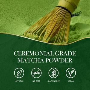 OEM/ODM, Matcha Latte en Polvo Orgánico con Certificación EU&NOP, Grado Ceremonial, Té Verde en Polvo para Bajar de Peso, Matcha Latte, 100g/Bolsas, NSF Halal - Product Image 4