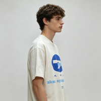 T-shirt de haute qualité 100% coton, taille plus, impression numérique personnalisée, logo, 230 g/m², t-shirt uni à col rond pour homme, t-shirt personnalisé