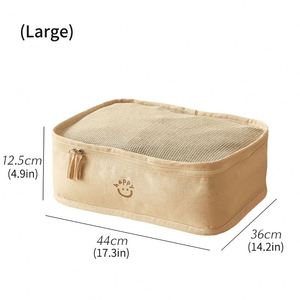 Sac de rangement pour vêtements en coton pur de haute qualité, grande capacité, anti-poussière, portable, sac de voyage, sac de rangement pour valise - Product Image 2
