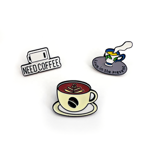 Nhà cung cấp bán buôn tùy chỉnh kim loại phim hoạt hình phù hiệu, tùy chỉnh thiết kế trống kim loại dễ thương hài hước phù hiệu ve áo pin. Mẫu miễn phí - Product Image 5