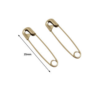 Accessoires en métal de haute qualité Broche bébé de haute qualité 35mm Épingles de sûreté en acier inoxydable Épingle de sûreté - Product Image 3