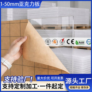 Lámina Acrílica Transparente, Tablero de Acrílico, Tamaño Personalizado, Grosor, Alto Rendimiento de Procesamiento, para Corte y Grabado Láser - Product Image 4