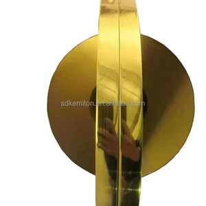Bande d'étanchéité de bord en PVC or et argent brossé Miroir de surface brossé Bande thermofusible Rubans adhésifs de bordure - Product Image 4