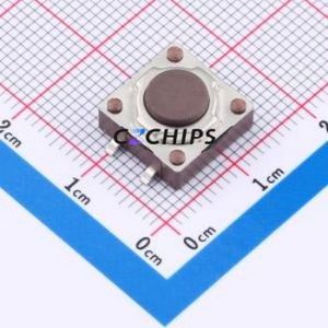 TSX12352-058D533DH-R0700 Tactile <b>Switch</b> SMD-4P,11.7x11.5mm <b>Switch</b> Single Pole Single Throw Round Button 2.8N 11.7mm - Product Image 1