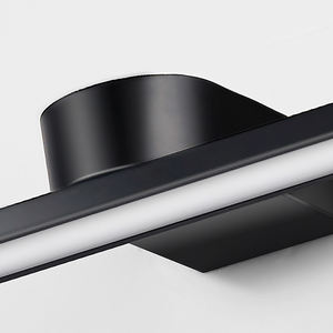 Lámparas de pared LED modernas para interiores, ideales para interiores, lámpara de pared negra para baño, lámpara impermeable para iluminación artística de hoteles - Product Image 5