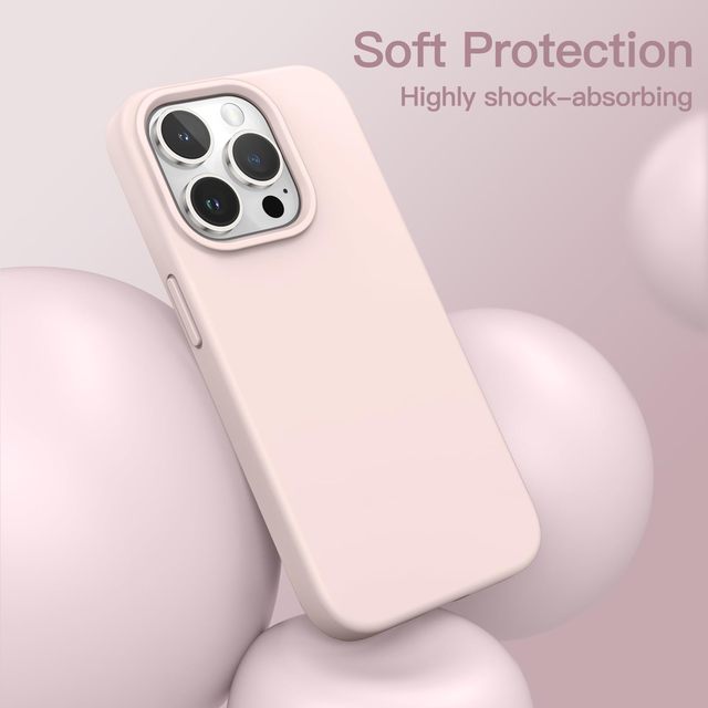 JOYPORODO S002 Solid Color Silicone Phone Cover Mobile Cover Protective Case Soft Feel Shockproof for iPhone 17 Pro 18 Pro