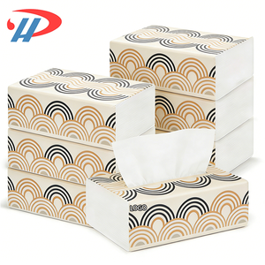 กระดาษเช็ดหน้าคุณภาพสูง ผลิตจากวัสดุที่อ่อนโยนต่อผิวหน้า ยี่ห้อ Fazzoletto Di Carta  สามารถปรับแต่งโลโก้ได้ กระดาษเช็ดหน้า 4 ชั้น สำหรับใช้ในครัวเรือน - Product Image 1