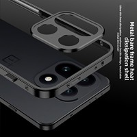 Coque de protection en métal de luxe IDEAL pour OnePlus 15, cadre en aluminium, protection de l'objectif en métal, film de protection