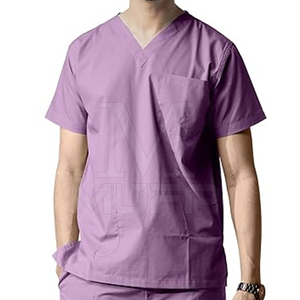 Meilleures ventes Uniforme de gommage médical tricoté de haute qualité pour hommes, matériau durable en stock pour les hôpitaux - Product Image 6