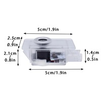 Pour BMW Série 8, Série 3, Série 1 F40 G20 G21 2020 Z4 G29 M8 2019, projecteur de lumière de bienvenue LED pour portière de voiture, logo laser, lampe fantôme