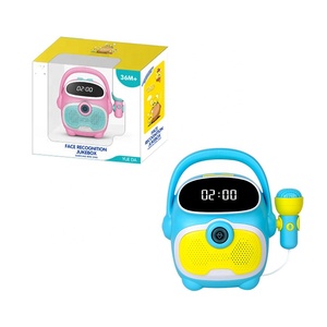 Đồ Chơi Hát Nhận Diện Khuôn Mặt Cho Trẻ Em Máy Hát <span class=keywords><strong>Karaoke</strong></span> Có Kết Nối Điện Thoại Và Loa Micro Không Dây Đồ Chơi Máy Hát Cầm Tay - Product Image 1