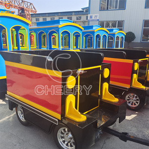 Hơn 30 năm kinh nghiệm tùy chỉnh đầu máy xe ngựa công viên giải trí đi xe điện diesel không đường ray - Product Image 6