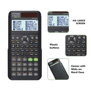 Calculadora Científica Matemática de 12 Dígitos para Estudiantes -991ES Plus con Función de Calendario, Plástico de Alta Calidad 240 252 401 417 552 - Product Image 3