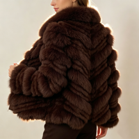 Manteau en fourrure de renard véritable réversible pour femme, très vendu au Brésil, veste en fourrure de lapin véritable double face, veste en fourrure moelleuse et chaude pour l'hiver
