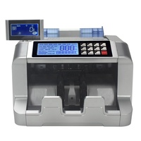 Compteurs de billets UV MG IR DD couleur noire avec impression de logo, vérificateurs automatiques de billets Riyal saoudien