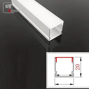 Penjualan langsung pabrik lampu garis Led Channel lampu Led profil pencahayaan dengan aluminium