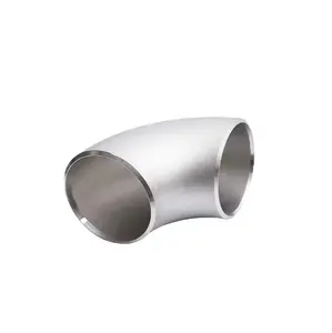 Factory Direct Sells SS304 1/2"--4" Stainless Steel 45/90 Degree Elbow Industrial Welded Elbow