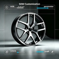 Jantes en alliage d'aluminium forgées neuves Smooth Union 20*8.5 pouces 5*120, finition noire usinée, multi-rayons, pour SUV et voitures M4/Transformers