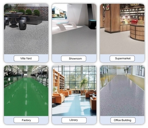 Sàn nhựa Epoxy loại cát màu LSY-900 có khả năng chống chịu thời tiết mạnh, không có khớp và dễ lau chùi - Product Image 6