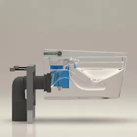 Ensemble WC intelligent OEM avec bidet intégré, chauffage, commande vocale et télécommande – Cuvette de toilettes moderne pour salle de bain