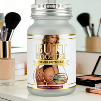 Complément Butt Booster pour l'augmentation et le raffermissement des fesses, 60 capsules