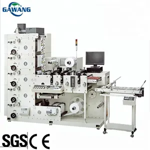 हाई स्पीड स्टिकर लेबल प्रिंटिंग मशीनें पेपर रोल प्रिंटिंग फ्लेक्सो स्टिकर मशीन फ्लेक्सो प्रिंटिंग मशीन एकाधिक रंग