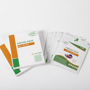 شاش طبي جراحي غير معقم بالبارافين مع قطن طبي ماص <span class=keywords><strong>100%</strong></span> وجيلي بترولاتوم، معتمد من TUV، مقاسات 5x5-15x20 سم - Product Image 6