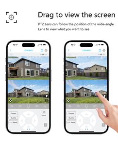 I <span class=keywords><strong>cam</strong></span> + UBOX năng lượng mặt trời 4G LTE CCTV Camera 6MP ống kính kép PIR báo động với 12 Wát panel năng lượng mặt trời 9600mAh pin Powered Camera An Ninh - Product Image 5