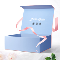Cajas de regalo Jumbo de joyería con tapa de brillo de labios magnético rojo de calidad personalizada pequeñas de oro rosa con juego de caja de espejo