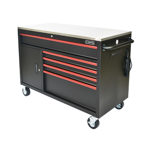 Armoire de boîte à outils en acier de haute qualité avec 05 tiroirs personnalisable pour le garage de mécanicien et le support OEM d'industrie d'entrepôt - Product Image 1