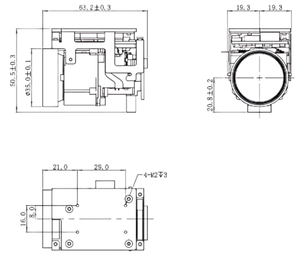 Module de caméra MIPI pour mini-drone UAV UV-ZNH8110M 4K avec zoom optique 10x - Product Image 3