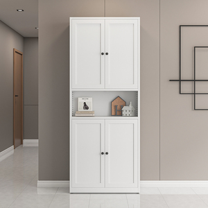 Meubles de salon modernes de style européen Bibliothèque en métal avec portes en verre Armoire de rangement en acier pour la maison Bibliothèque - Product Image 1