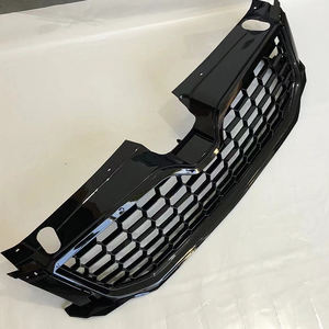 Nuevo estilo Hallow Honeycomb car Grille para VW <span class=keywords><strong>Skoda</strong></span> Octavia upgrade <span class=keywords><strong>RS</strong></span> 2014 2015 2016 2017 negro - Product Image 5