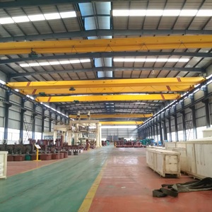 Grúa de puente doble personalizada de fábrica, 5 toneladas, 10 toneladas, 20 toneladas, 30 toneladas, equipos de construcción de servicio pesado, <span class=keywords><strong>puentes</strong></span> de grúa para taller - Product Image 2