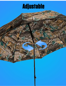 2026 nouveau mobilier d'extérieur demi-<span class=keywords><strong>tente</strong></span> <span class=keywords><strong>parapluie</strong></span> de pêche Camouflage couleur demi-étagère Camping <span class=keywords><strong>parapluie</strong></span> avec inclinaison - Product Image 2