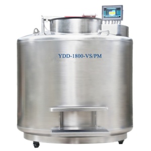 Best Choice LN2 Container <b>Metal</b> YDD-850-465P 850L Liquid Nitrogen Dewars with <b>Workbench</b> - Product Image 3