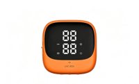 Reloj LED recargable USB tipo C de 2000 mAh con pantalla, sensor de ondas manos libres, inducción, tapa abatible, 3 en 1, soporte para desinfectante de cepillos de dientes.