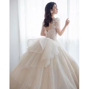 Nuevo Vestido Largo Elegante con Lentejuelas, Vestido de Novia, Accesorios para Vestidos de Boda - Product Image 3