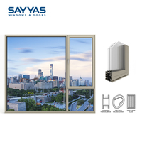 Ventanas Sayyas GR110 de Aluminio de 110 mm, Sistema de Ventanas de Alta Gama, Solución para Proyectos, Ventanas Insonorizadas para Desarrollo Hotelero
