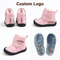 Bottes d'hiver unisexe pour enfants (1,5-4 ans) – Antidérapantes, imperméables, chaudes, légères, à fermeture auto-agrippante, doublées en peluche – Vente en gros