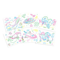 Planche à dessin magique 3D pour enfants, jouets éducatifs avec lunettes 3D, Offre Spéciale