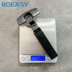 ROEASY Quincaillerie de <span class=keywords><strong>porte</strong></span> de <span class=keywords><strong>placard</strong></span> dissimulée sans aile Charnière hydraulique bidirectionnelle Couvercle en plastique Fermeture en douceur pour cuisine hôpital - Product Image 4