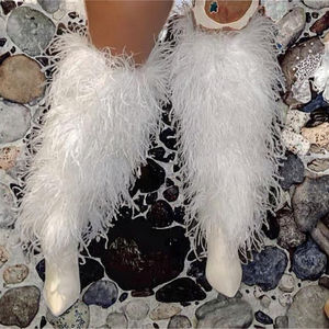 Botas de PU con Cierre de Cremallera por Encima de la Rodilla para Mujer, Invierno 2026, Alta Calidad, Más Vendidas - Product Image 3