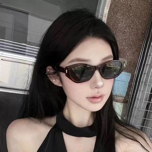 Cocoa <b>Leopard</b> <b>Print</b> Cat Eye <b>Sunglasses</b> For Women UV400 Protection PC Frame Class 2 Sunshades - Product Image 3