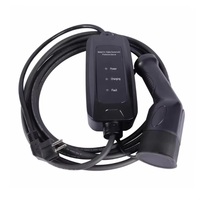 Adaptateur de prise personnalisé Mode 2 IEC62196-2 16A/32A Chargeur rapide portable pour véhicule électrique avec lampe de puissance