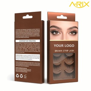 ขนตาปลอม A-RIX รุ่นพรีเมียม สีน้ำตาลธรรมชาติ คอลเลคชั่นโกโก้ ปราศจากการทดลองกับสัตว์ ใช้ซ้ำได้ ผลิตจากวัสดุ PBT นุ่มพิเศษ ผลิตด้วยเครื่องจักร ปรับแต่งได้ - Product Image 6